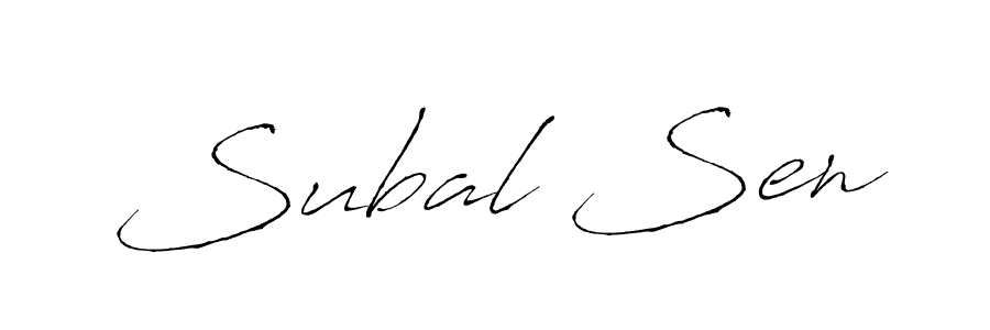 The best way (Antro_Vectra) to make a short signature is to pick only two or three words in your name. The name Subal Sen include a total of six letters. For converting this name. Subal Sen signature style 6 images and pictures png