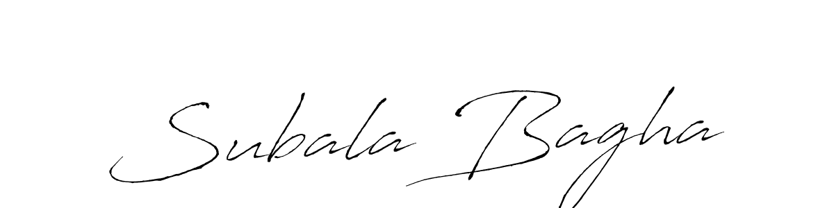 Design your own signature with our free online signature maker. With this signature software, you can create a handwritten (Antro_Vectra) signature for name Subala Bagha. Subala Bagha signature style 6 images and pictures png
