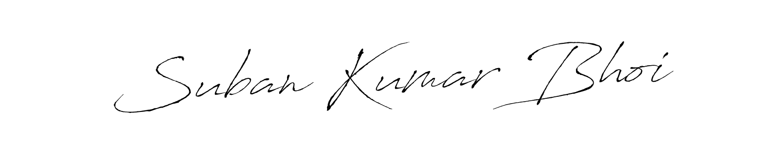 You should practise on your own different ways (Antro_Vectra) to write your name (Suban Kumar Bhoi) in signature. don't let someone else do it for you. Suban Kumar Bhoi signature style 6 images and pictures png