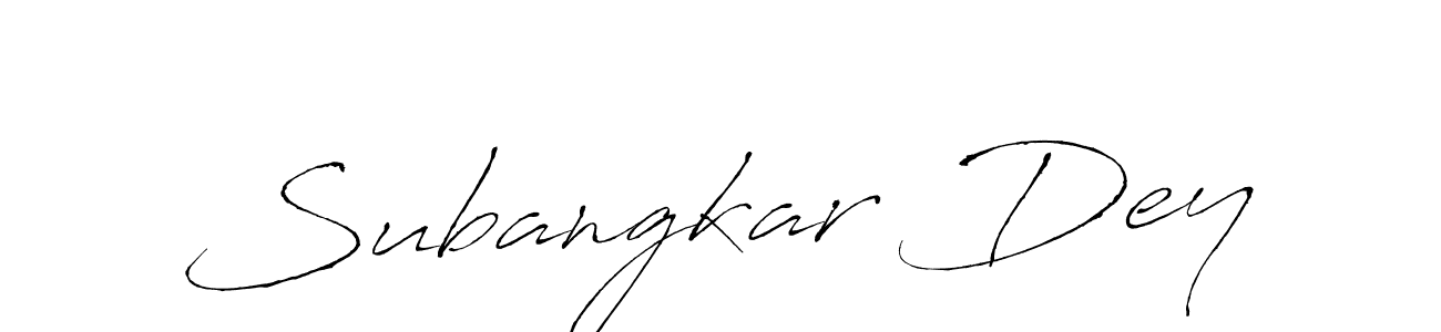 Subangkar Dey stylish signature style. Best Handwritten Sign (Antro_Vectra) for my name. Handwritten Signature Collection Ideas for my name Subangkar Dey. Subangkar Dey signature style 6 images and pictures png