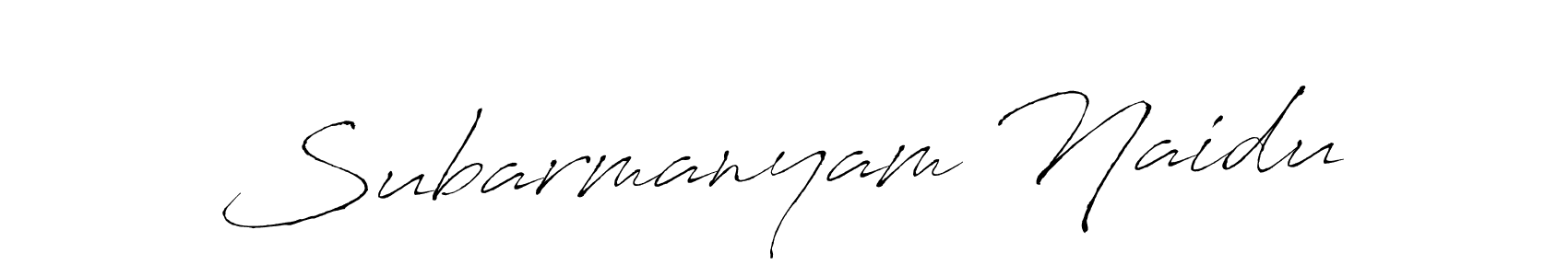 Subarmanyam Naidu stylish signature style. Best Handwritten Sign (Antro_Vectra) for my name. Handwritten Signature Collection Ideas for my name Subarmanyam Naidu. Subarmanyam Naidu signature style 6 images and pictures png