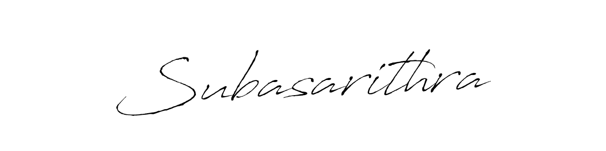 Design your own signature with our free online signature maker. With this signature software, you can create a handwritten (Antro_Vectra) signature for name Subasarithra. Subasarithra signature style 6 images and pictures png