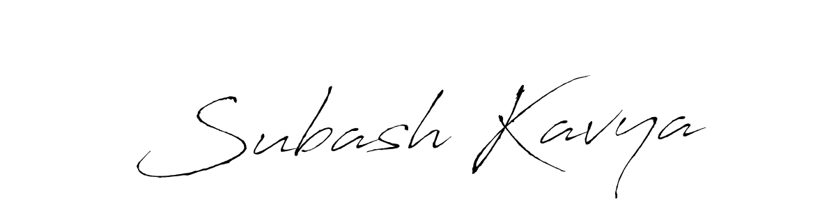 Make a short Subash Kavya signature style. Manage your documents anywhere anytime using Antro_Vectra. Create and add eSignatures, submit forms, share and send files easily. Subash Kavya signature style 6 images and pictures png