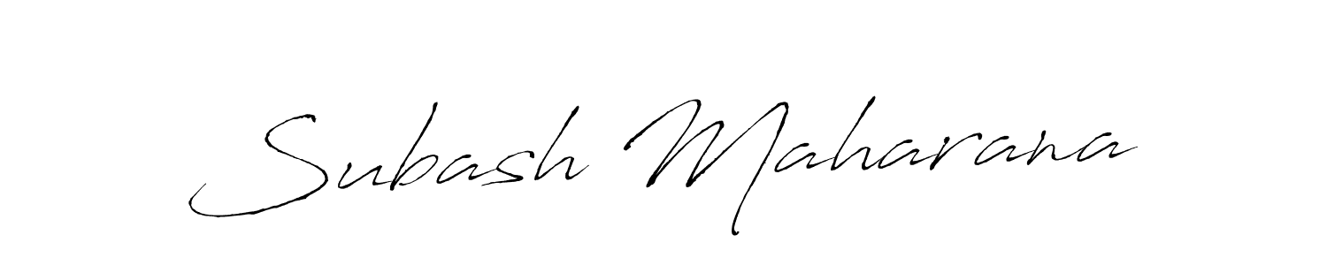 Subash Maharana stylish signature style. Best Handwritten Sign (Antro_Vectra) for my name. Handwritten Signature Collection Ideas for my name Subash Maharana. Subash Maharana signature style 6 images and pictures png