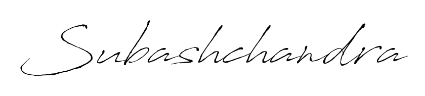 A modern signature idea for name Subashchandra using Antro_Vectra font. Clean strokes and elegant curves make it stand out instantly. Subashchandra signature style 6 images and pictures png