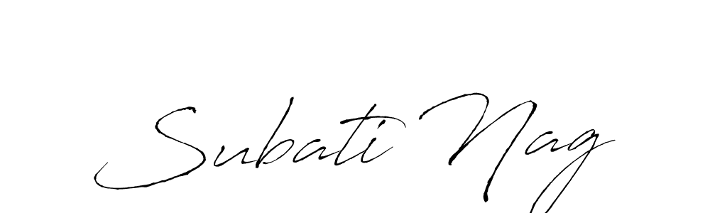 Subati Nag stylish signature style. Best Handwritten Sign (Antro_Vectra) for my name. Handwritten Signature Collection Ideas for my name Subati Nag. Subati Nag signature style 6 images and pictures png