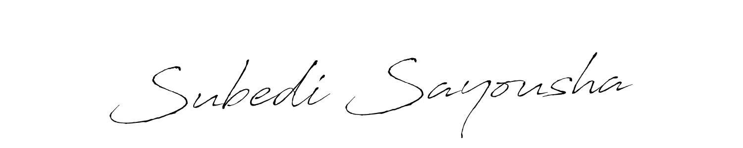 Make a beautiful signature design for name Subedi Sayousha. Use this online signature maker to create a handwritten signature for free. Subedi Sayousha signature style 6 images and pictures png