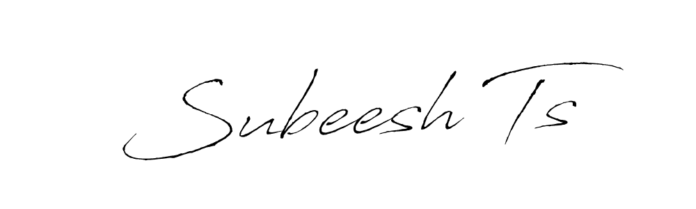 if you are searching for the best signature style for your name Subeesh Ts. so please give up your signature search. here we have designed multiple signature styles  using Antro_Vectra. Subeesh Ts signature style 6 images and pictures png