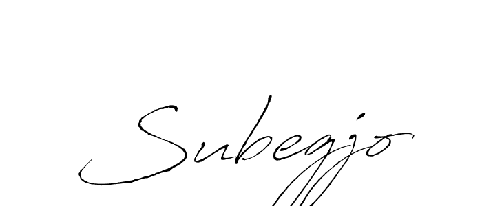 Antro_Vectra is a professional signature style that is perfect for those who want to add a touch of class to their signature. It is also a great choice for those who want to make their signature more unique. Get Subegjo name to fancy signature for free. Subegjo signature style 6 images and pictures png