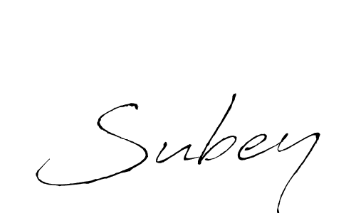 Subey stylish signature style. Best Handwritten Sign (Antro_Vectra) for my name. Handwritten Signature Collection Ideas for my name Subey. Subey signature style 6 images and pictures png