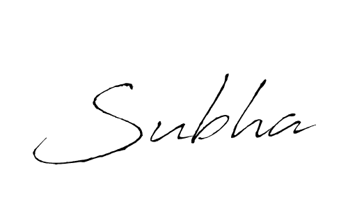 Subha stylish signature style. Best Handwritten Sign (Antro_Vectra) for my name. Handwritten Signature Collection Ideas for my name Subha. Subha signature style 6 images and pictures png