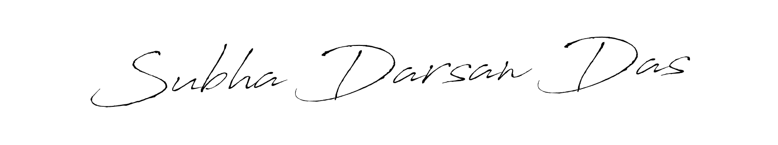 Create a beautiful signature design for name Subha Darsan Das. With this signature (Antro_Vectra) fonts, you can make a handwritten signature for free. Subha Darsan Das signature style 6 images and pictures png