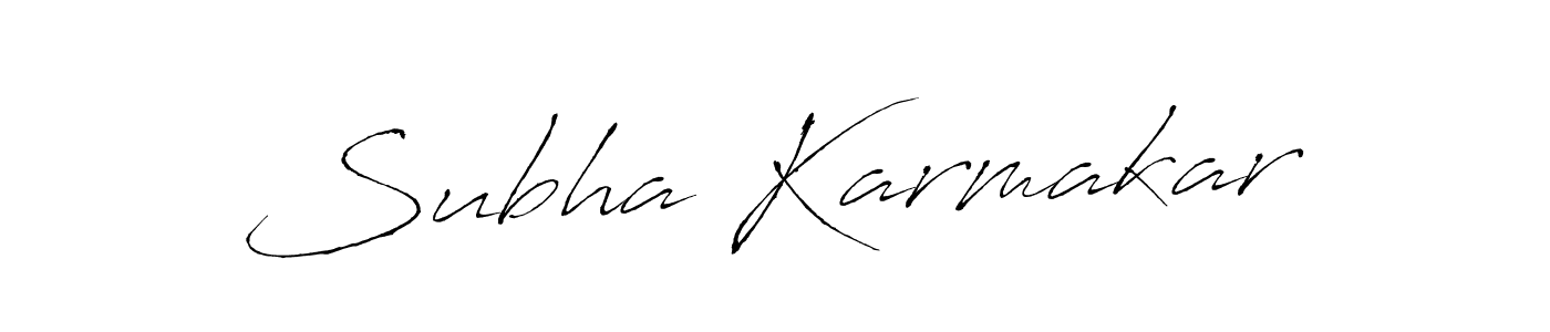 Also we have Subha Karmakar name is the best signature style. Create professional handwritten signature collection using Antro_Vectra autograph style. Subha Karmakar signature style 6 images and pictures png