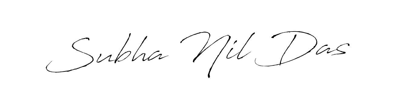 Make a beautiful signature design for name Subha Nil Das. With this signature (Antro_Vectra) style, you can create a handwritten signature for free. Subha Nil Das signature style 6 images and pictures png