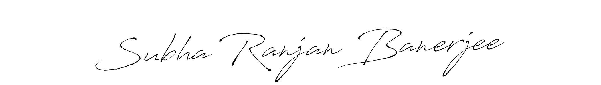 Subha Ranjan Banerjee stylish signature style. Best Handwritten Sign (Antro_Vectra) for my name. Handwritten Signature Collection Ideas for my name Subha Ranjan Banerjee. Subha Ranjan Banerjee signature style 6 images and pictures png