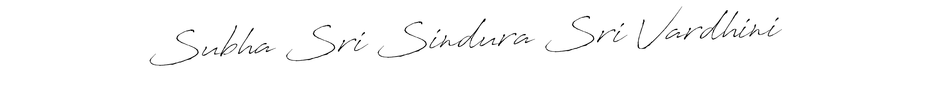 Use a signature maker to create a handwritten signature online. With this signature software, you can design (Antro_Vectra) your own signature for name Subha Sri Sindura Sri Vardhini. Subha Sri Sindura Sri Vardhini signature style 6 images and pictures png