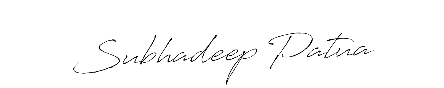 Create a beautiful signature design for name Subhadeep Patua. With this signature (Antro_Vectra) fonts, you can make a handwritten signature for free. Subhadeep Patua signature style 6 images and pictures png