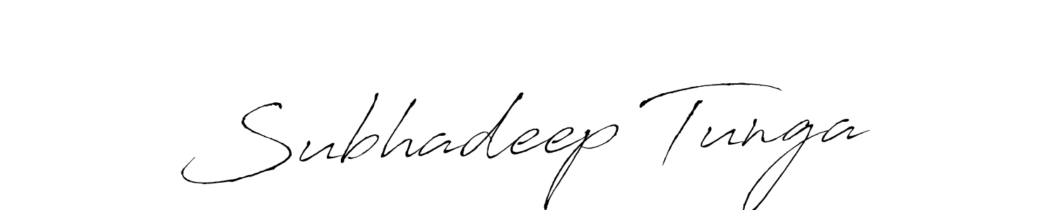 Antro_Vectra is a professional signature style that is perfect for those who want to add a touch of class to their signature. It is also a great choice for those who want to make their signature more unique. Get Subhadeep Tunga name to fancy signature for free. Subhadeep Tunga signature style 6 images and pictures png