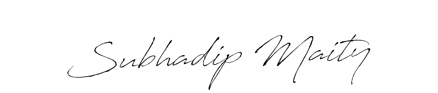 Make a beautiful signature design for name Subhadip Maity. With this signature (Antro_Vectra) style, you can create a handwritten signature for free. Subhadip Maity signature style 6 images and pictures png