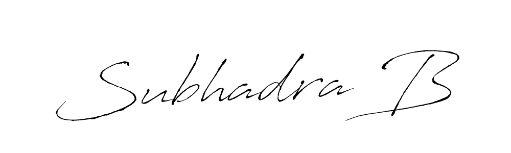 Also You can easily find your signature by using the search form. We will create Subhadra B name handwritten signature images for you free of cost using Antro_Vectra sign style. Subhadra B signature style 6 images and pictures png