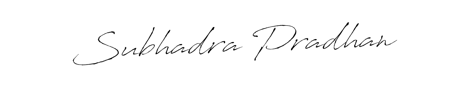It looks lik you need a new signature style for name Subhadra Pradhan. Design unique handwritten (Antro_Vectra) signature with our free signature maker in just a few clicks. Subhadra Pradhan signature style 6 images and pictures png
