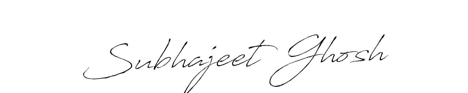Design your own signature with our free online signature maker. With this signature software, you can create a handwritten (Antro_Vectra) signature for name Subhajeet Ghosh. Subhajeet Ghosh signature style 6 images and pictures png