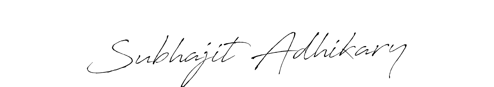 You can use this online signature creator to create a handwritten signature for the name Subhajit Adhikary. This is the best online autograph maker. Subhajit Adhikary signature style 6 images and pictures png
