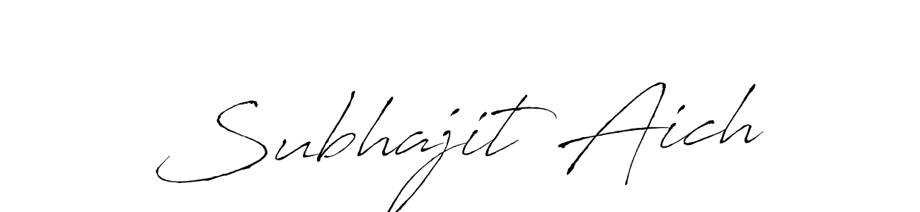 Also You can easily find your signature by using the search form. We will create Subhajit Aich name handwritten signature images for you free of cost using Antro_Vectra sign style. Subhajit Aich signature style 6 images and pictures png