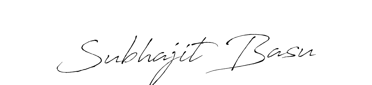 How to make Subhajit Basu signature? Antro_Vectra is a professional autograph style. Create handwritten signature for Subhajit Basu name. Subhajit Basu signature style 6 images and pictures png