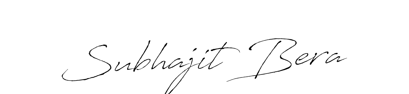 Design your own signature with our free online signature maker. With this signature software, you can create a handwritten (Antro_Vectra) signature for name Subhajit Bera. Subhajit Bera signature style 6 images and pictures png