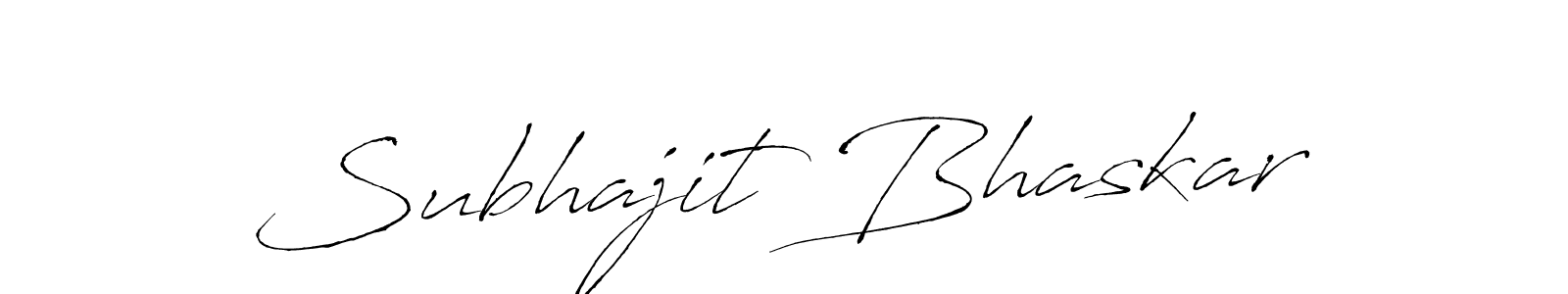 Make a beautiful signature design for name Subhajit Bhaskar. With this signature (Antro_Vectra) style, you can create a handwritten signature for free. Subhajit Bhaskar signature style 6 images and pictures png