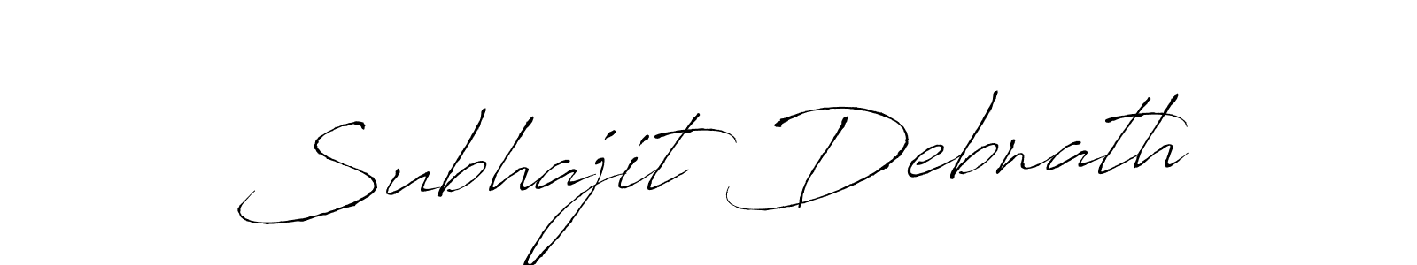 Create a beautiful signature design for name Subhajit Debnath. With this signature (Antro_Vectra) fonts, you can make a handwritten signature for free. Subhajit Debnath signature style 6 images and pictures png