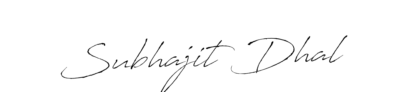 Make a beautiful signature design for name Subhajit Dhal. With this signature (Antro_Vectra) style, you can create a handwritten signature for free. Subhajit Dhal signature style 6 images and pictures png