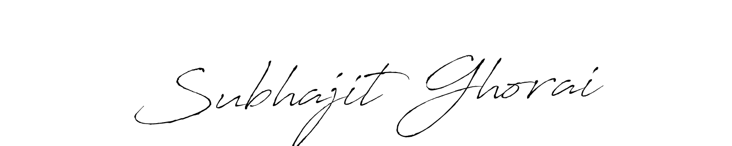How to make Subhajit Ghorai signature? Antro_Vectra is a professional autograph style. Create handwritten signature for Subhajit Ghorai name. Subhajit Ghorai signature style 6 images and pictures png