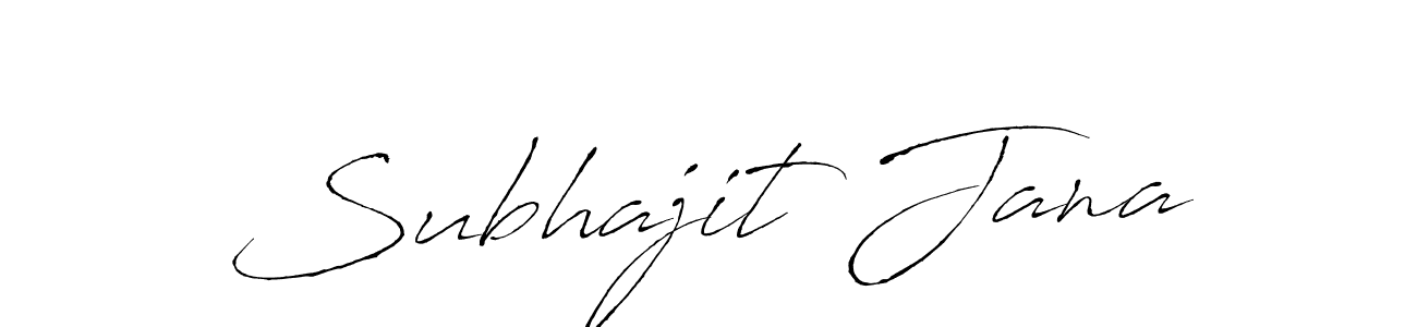 Create a beautiful signature design for name Subhajit Jana. With this signature (Antro_Vectra) fonts, you can make a handwritten signature for free. Subhajit Jana signature style 6 images and pictures png