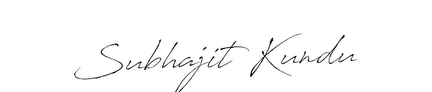 How to make Subhajit Kundu signature? Antro_Vectra is a professional autograph style. Create handwritten signature for Subhajit Kundu name. Subhajit Kundu signature style 6 images and pictures png