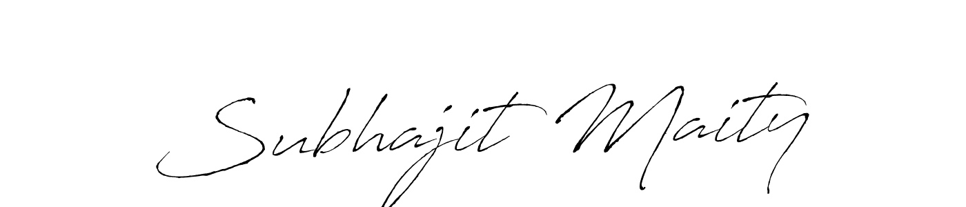 Make a beautiful signature design for name Subhajit Maity. With this signature (Antro_Vectra) style, you can create a handwritten signature for free. Subhajit Maity signature style 6 images and pictures png