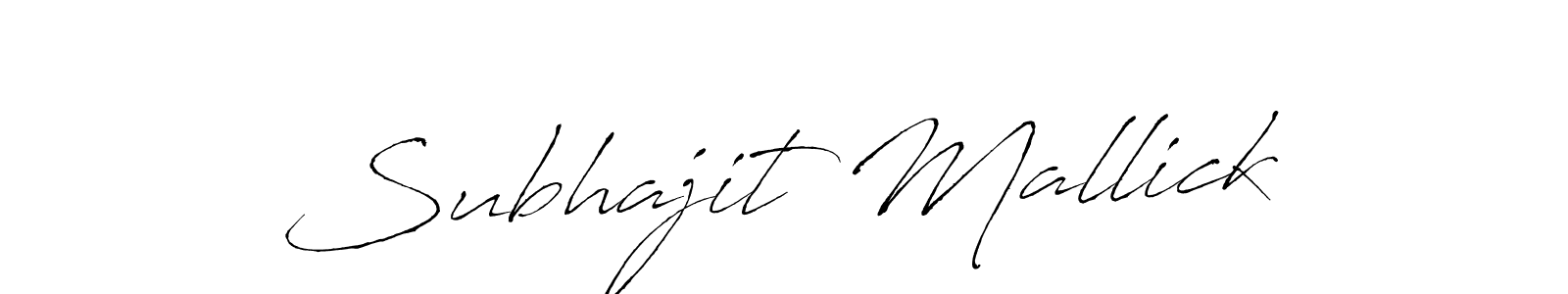 Subhajit Mallick stylish signature style. Best Handwritten Sign (Antro_Vectra) for my name. Handwritten Signature Collection Ideas for my name Subhajit Mallick. Subhajit Mallick signature style 6 images and pictures png