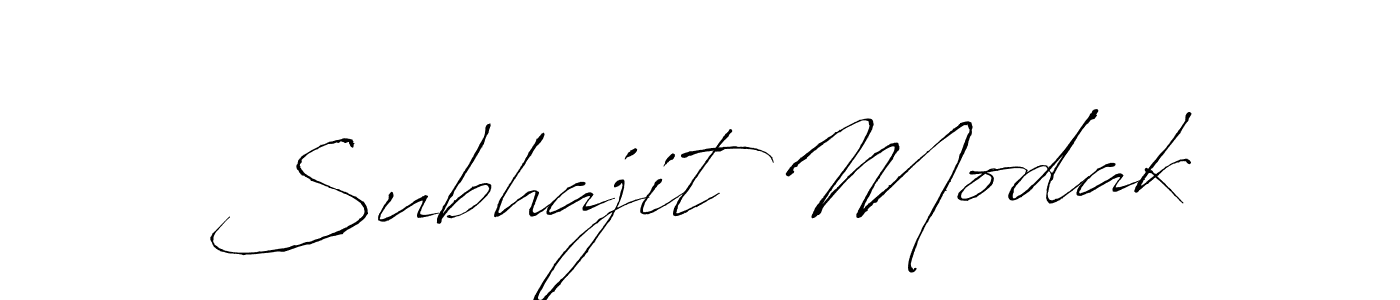How to make Subhajit Modak signature? Antro_Vectra is a professional autograph style. Create handwritten signature for Subhajit Modak name. Subhajit Modak signature style 6 images and pictures png