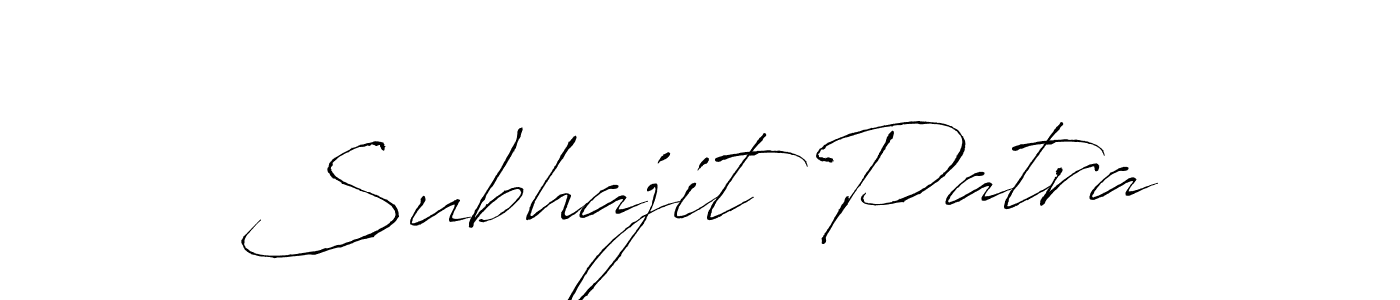How to make Subhajit Patra name signature. Use Antro_Vectra style for creating short signs online. This is the latest handwritten sign. Subhajit Patra signature style 6 images and pictures png