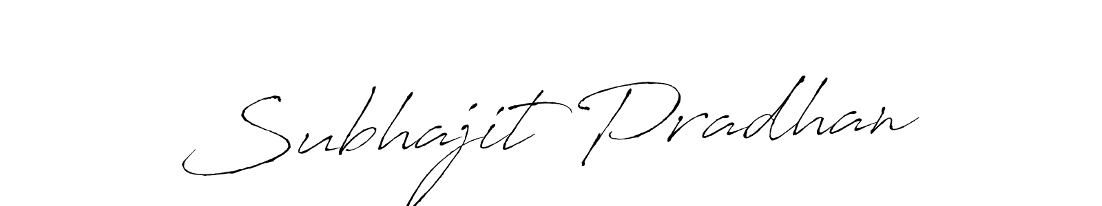 Subhajit Pradhan stylish signature style. Best Handwritten Sign (Antro_Vectra) for my name. Handwritten Signature Collection Ideas for my name Subhajit Pradhan. Subhajit Pradhan signature style 6 images and pictures png