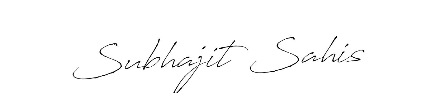 You should practise on your own different ways (Antro_Vectra) to write your name (Subhajit Sahis) in signature. don't let someone else do it for you. Subhajit Sahis signature style 6 images and pictures png