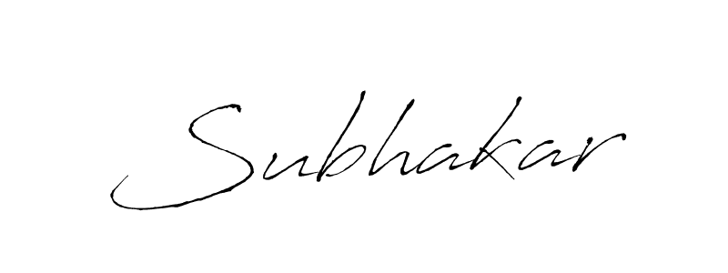 Subhakar stylish signature style. Best Handwritten Sign (Antro_Vectra) for my name. Handwritten Signature Collection Ideas for my name Subhakar. Subhakar signature style 6 images and pictures png