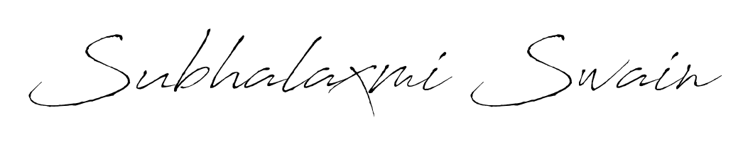 Designed for modern professionals: Subhalaxmi Swain name signature crafted with Antro_Vectra script. Ready for digital PDF workflows. Subhalaxmi Swain signature style 6 images and pictures png