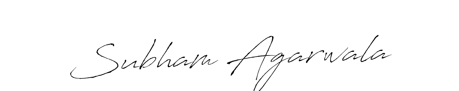 Also we have Subham Agarwala name is the best signature style. Create professional handwritten signature collection using Antro_Vectra autograph style. Subham Agarwala signature style 6 images and pictures png