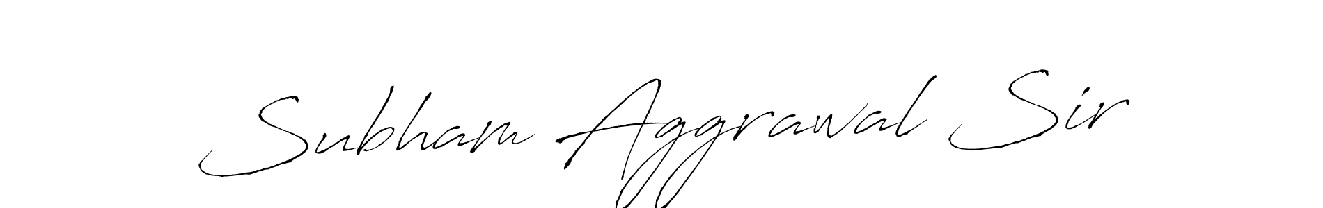 You should practise on your own different ways (Antro_Vectra) to write your name (Subham Aggrawal Sir) in signature. don't let someone else do it for you. Subham Aggrawal Sir signature style 6 images and pictures png