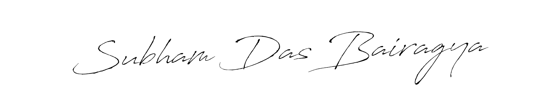 Use a signature maker to create a handwritten signature online. With this signature software, you can design (Antro_Vectra) your own signature for name Subham Das Bairagya. Subham Das Bairagya signature style 6 images and pictures png