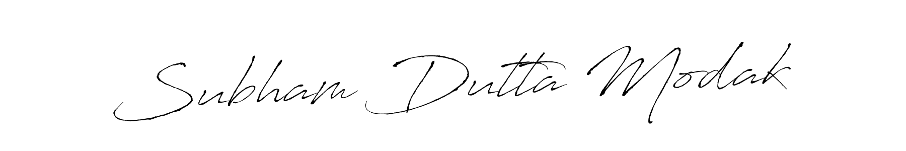 Make a beautiful signature design for name Subham Dutta Modak. With this signature (Antro_Vectra) style, you can create a handwritten signature for free. Subham Dutta Modak signature style 6 images and pictures png