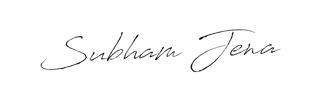 How to make Subham Jena signature? Antro_Vectra is a professional autograph style. Create handwritten signature for Subham Jena name. Subham Jena signature style 6 images and pictures png