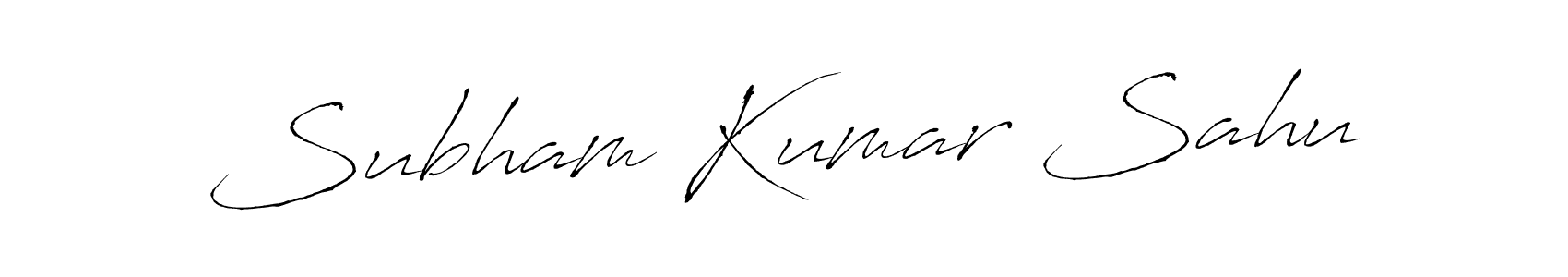 Create a beautiful signature design for name Subham Kumar Sahu. With this signature (Antro_Vectra) fonts, you can make a handwritten signature for free. Subham Kumar Sahu signature style 6 images and pictures png